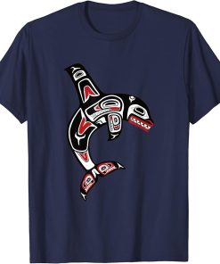 Pacific Northwest Haida Orca Killer Whale T-Shirt