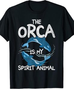 Ocean Animal Aquarist Gift Spirit Animal Orca Killer Whale T-Shirt